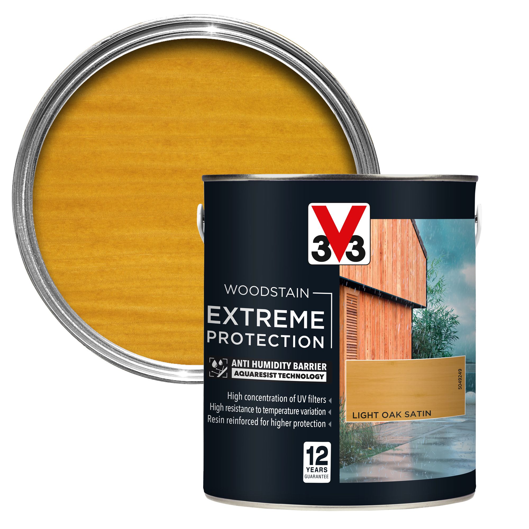 V33 Extreme Protection Light Oak Satin Wood Stain, 2.5L Price Comparisons | Compare The Build