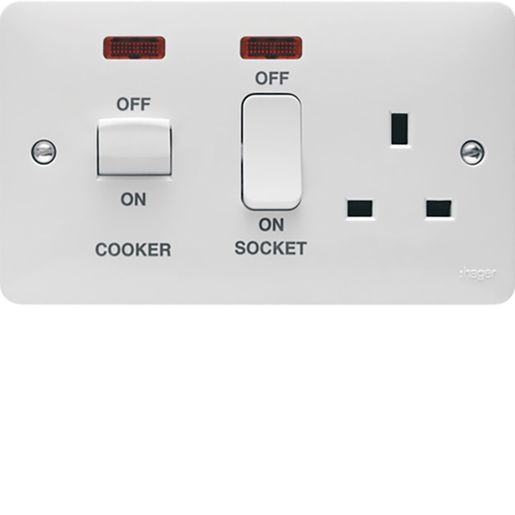 Hager Sollysta Cooker Control Unit with LED Indicator WMCC50N Price Comparisons | Compare The Build