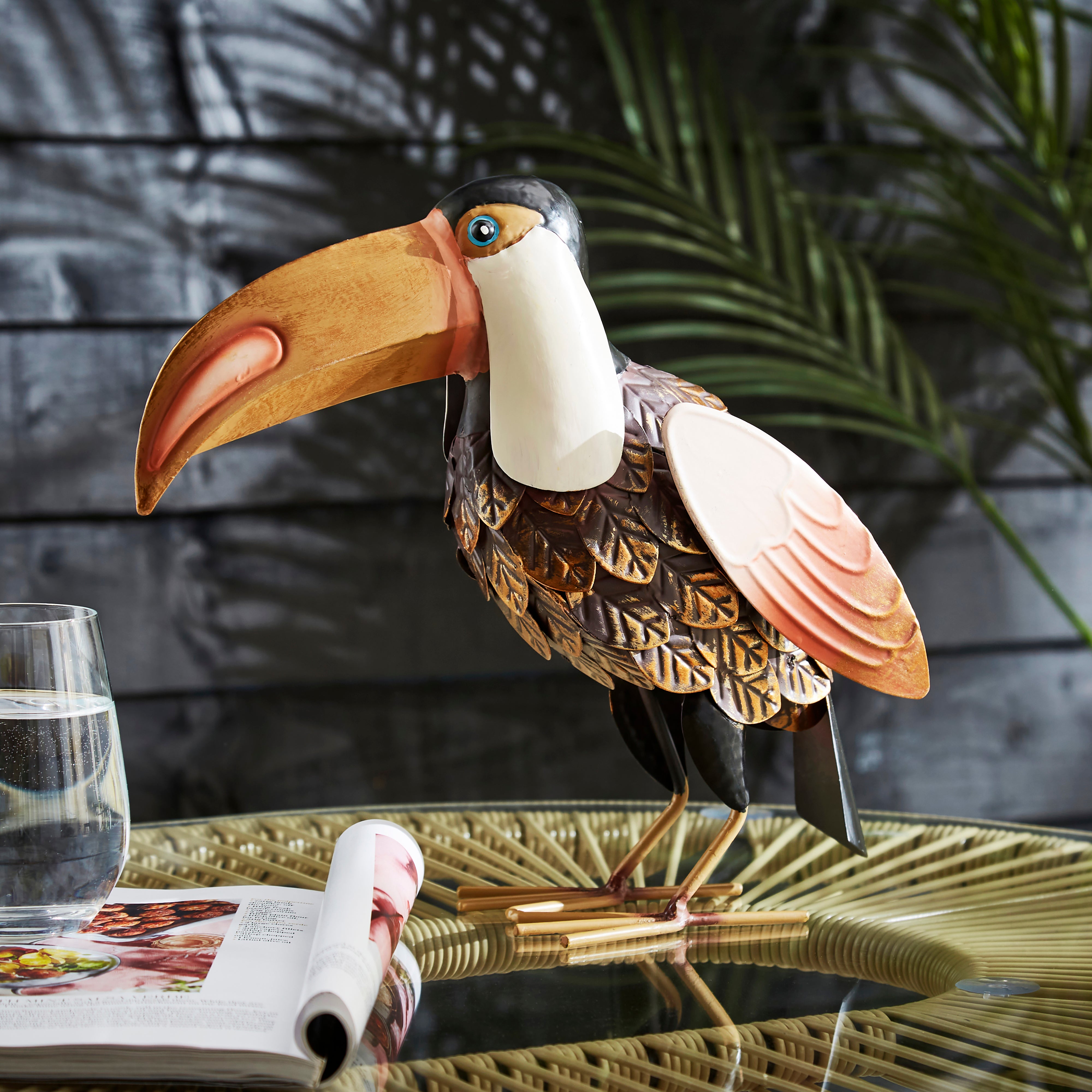 Iron Toucan Sculpture MultiColoured Price Comparisons | Compare The Build