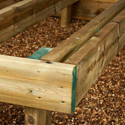 Pefc-Certified Spruce Rounded Planed Deck Joist (L)2.4M (W)144mm (T)44mm Of 1 | Compare The Build