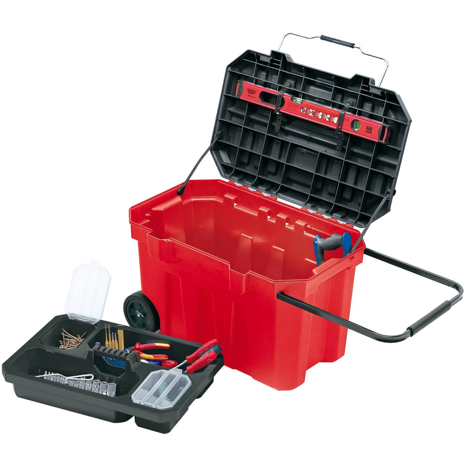 Draper Expert Wheeled Plastic Tool Box 760mm Price Comparisons | Compare The Build