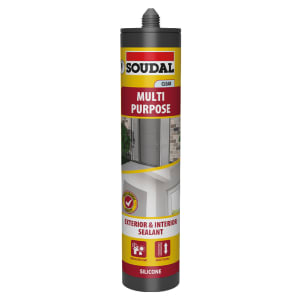 Soudal Brilliant Clear Multi-Purpose Silicone Sealant - 290ml Price Comparisons | Compare The Build