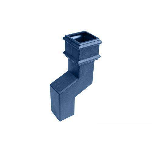 Cascade Cast Iron Style 75mm Square Downpipe Offset Bend - Blue Plastic BR575CI/BU Price Comparisons | Compare The Build