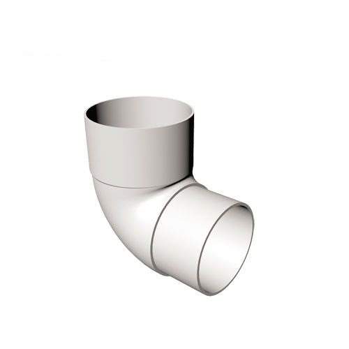 Freeflow Round Plastic Downpipe 112 Degree Offset Bend White  freefoam FRR527 Price Comparisons | Compare The Build
