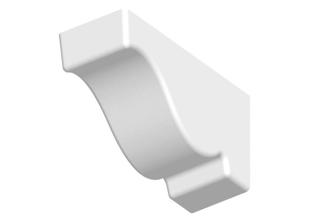 Dentil Block Exterior - 77mm x 100mm x 200mm White Price Comparisons | Compare The Build