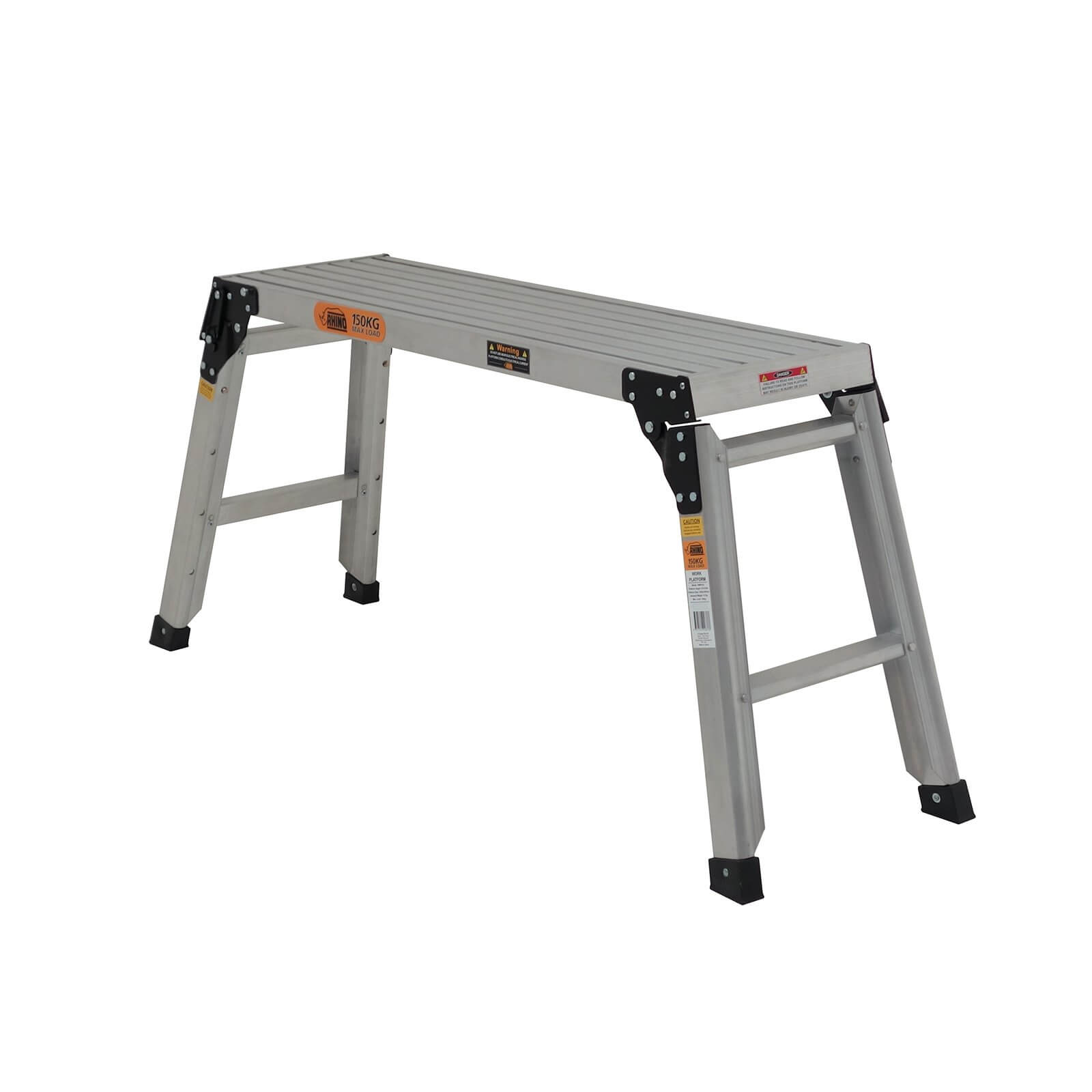 Rhino Adjustable Height Work Platform 0.6m to 0.9m Price Comparisons | Compare The Build