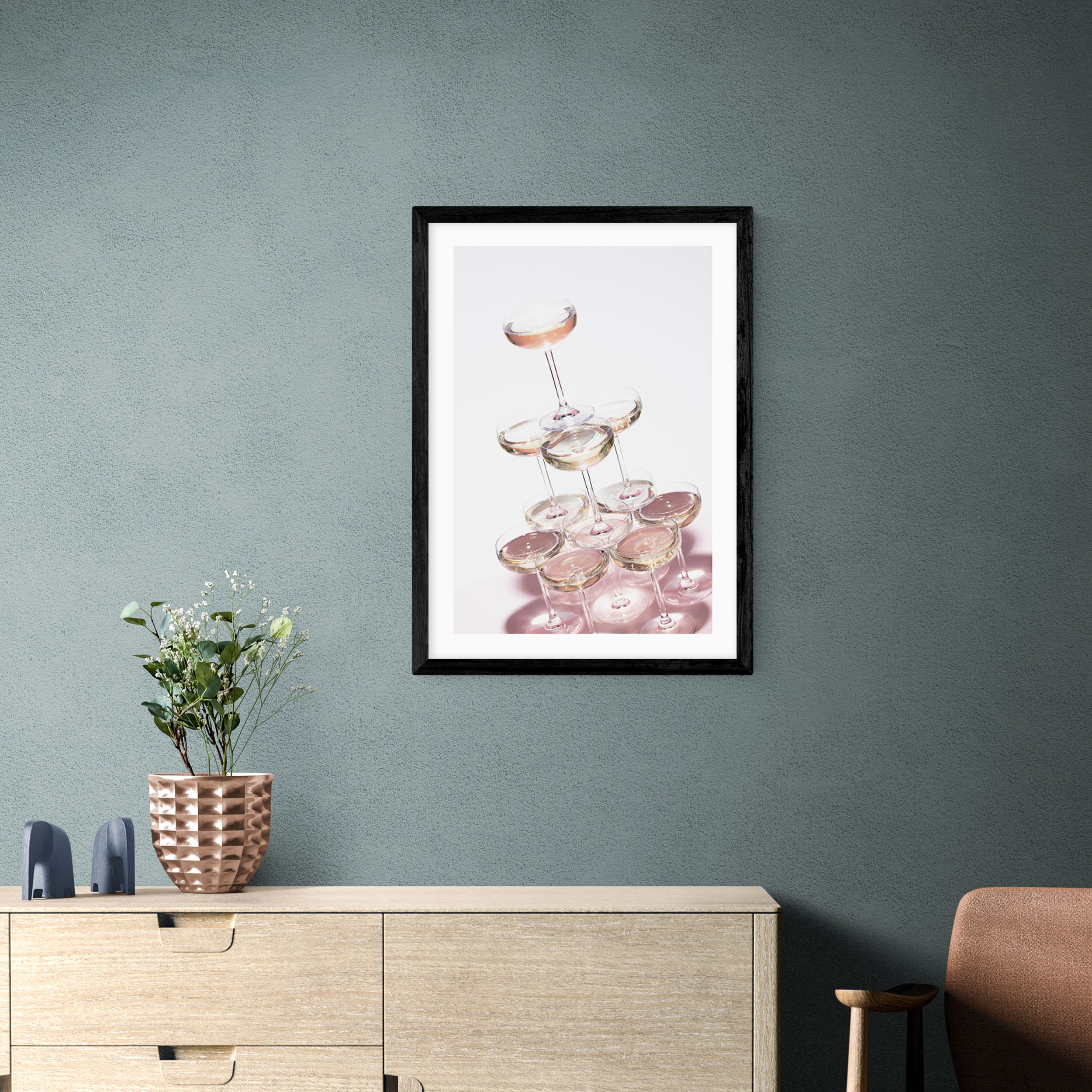 East End Prints Champagne I Print by 1x Gallery Pink Price Comparisons | Compare The Build