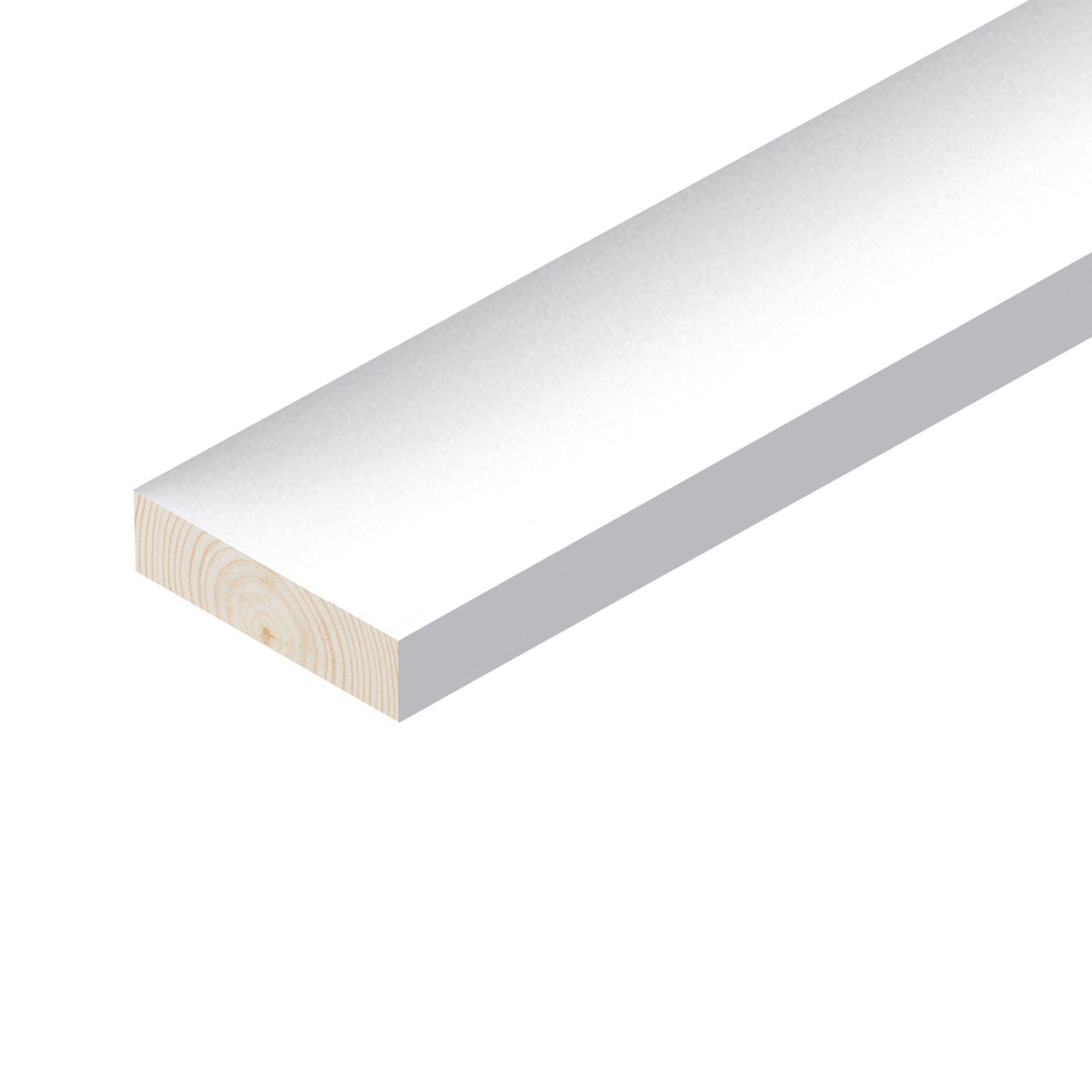 Smooth Primed Square edge MDF Stripwood (L)2.4m (W)36mm (T)9mm Price Comparisons | Compare The Build