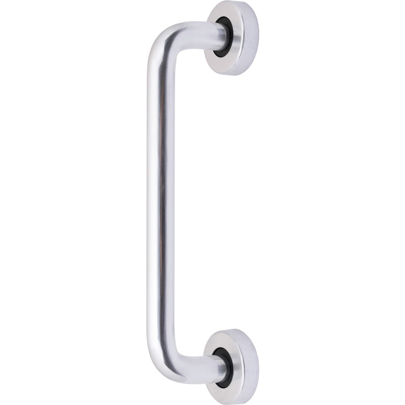 Eclipse D Shape Aluminium Pull Handle 225mm in Silver | Compare The Build