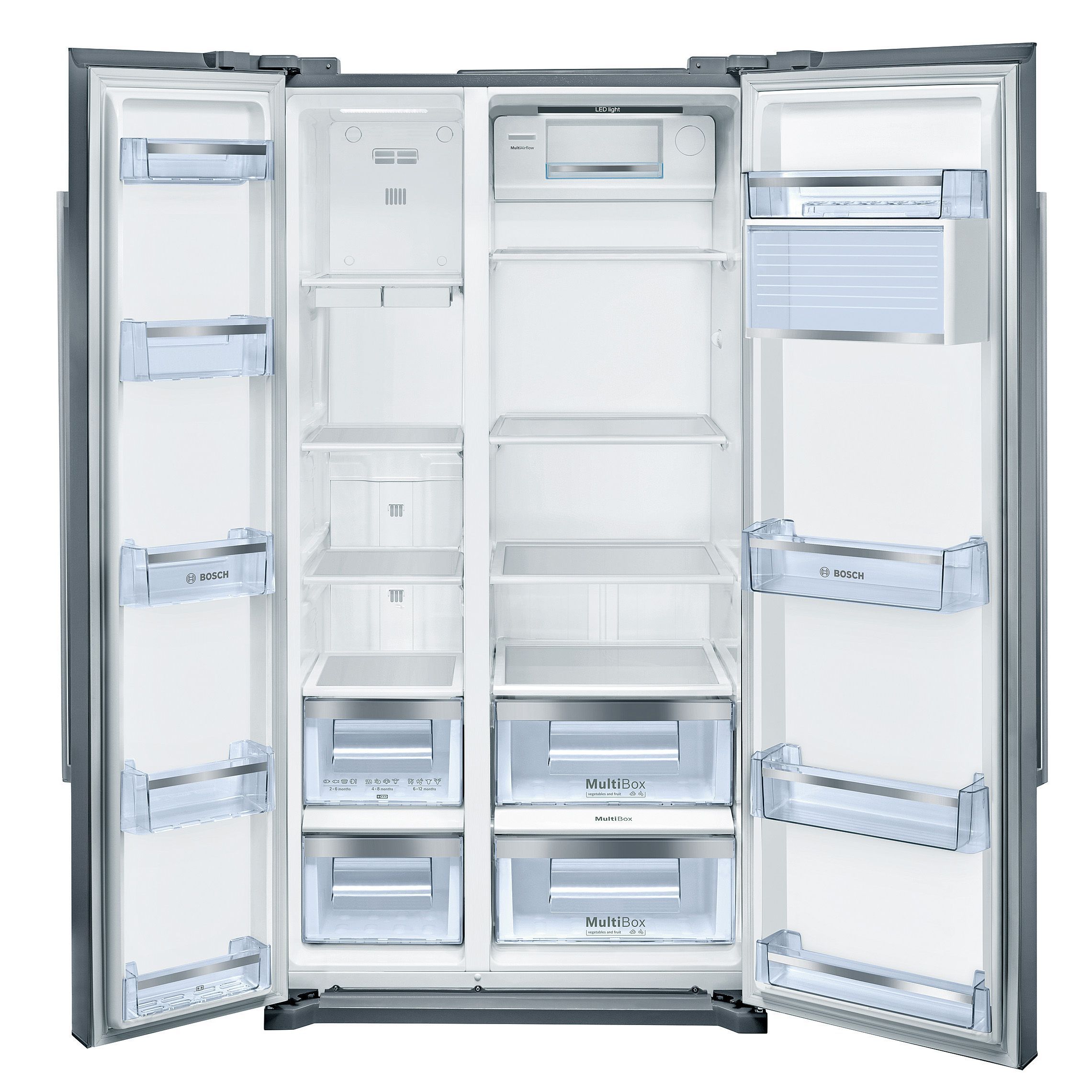 Bosch Kan90Vi20G Silver Freestanding Fridge Freezer Price Comparisons | Compare The Build