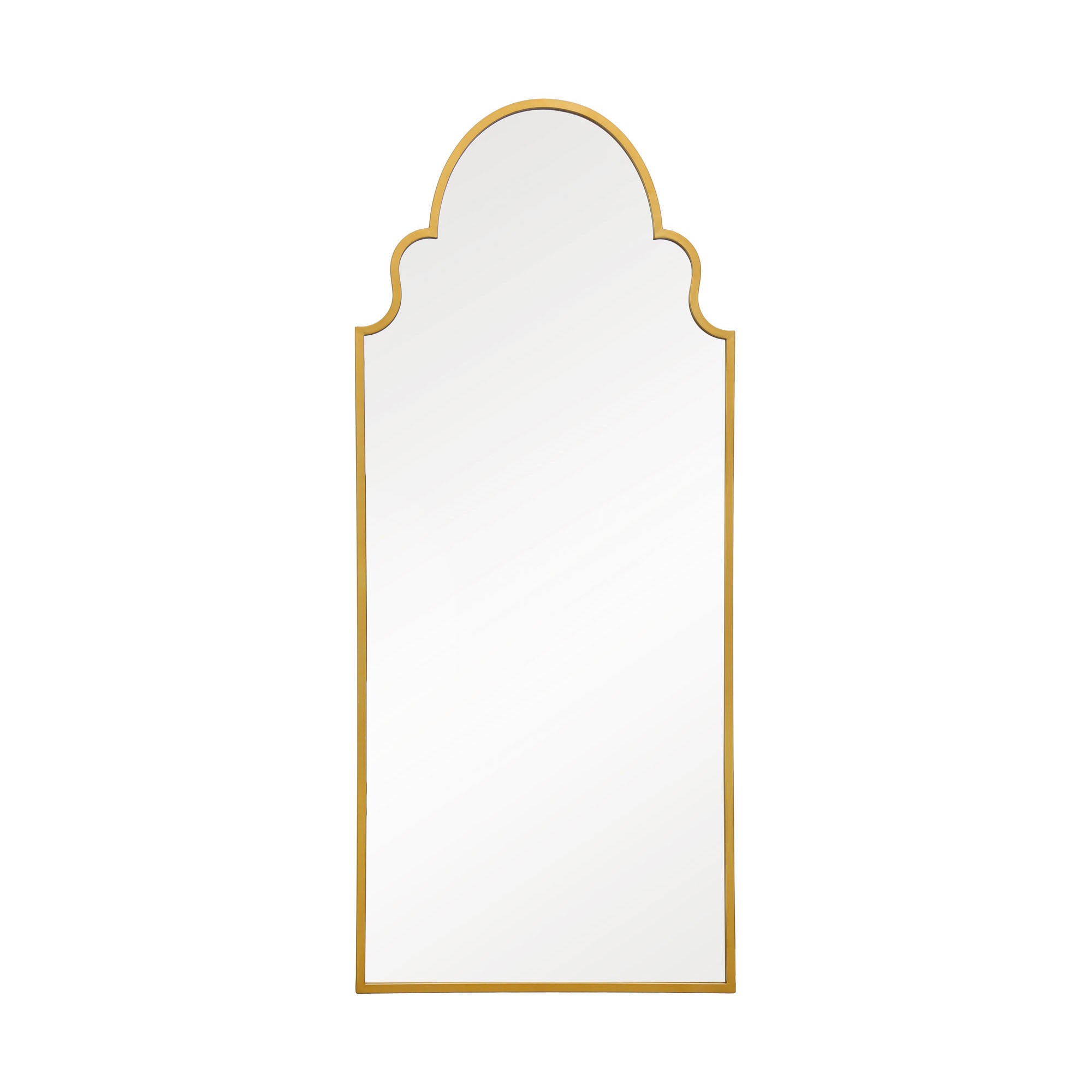 Arcus Crown Arched Full Length Wall Mirror Gold Price Comparisons | Compare The Build