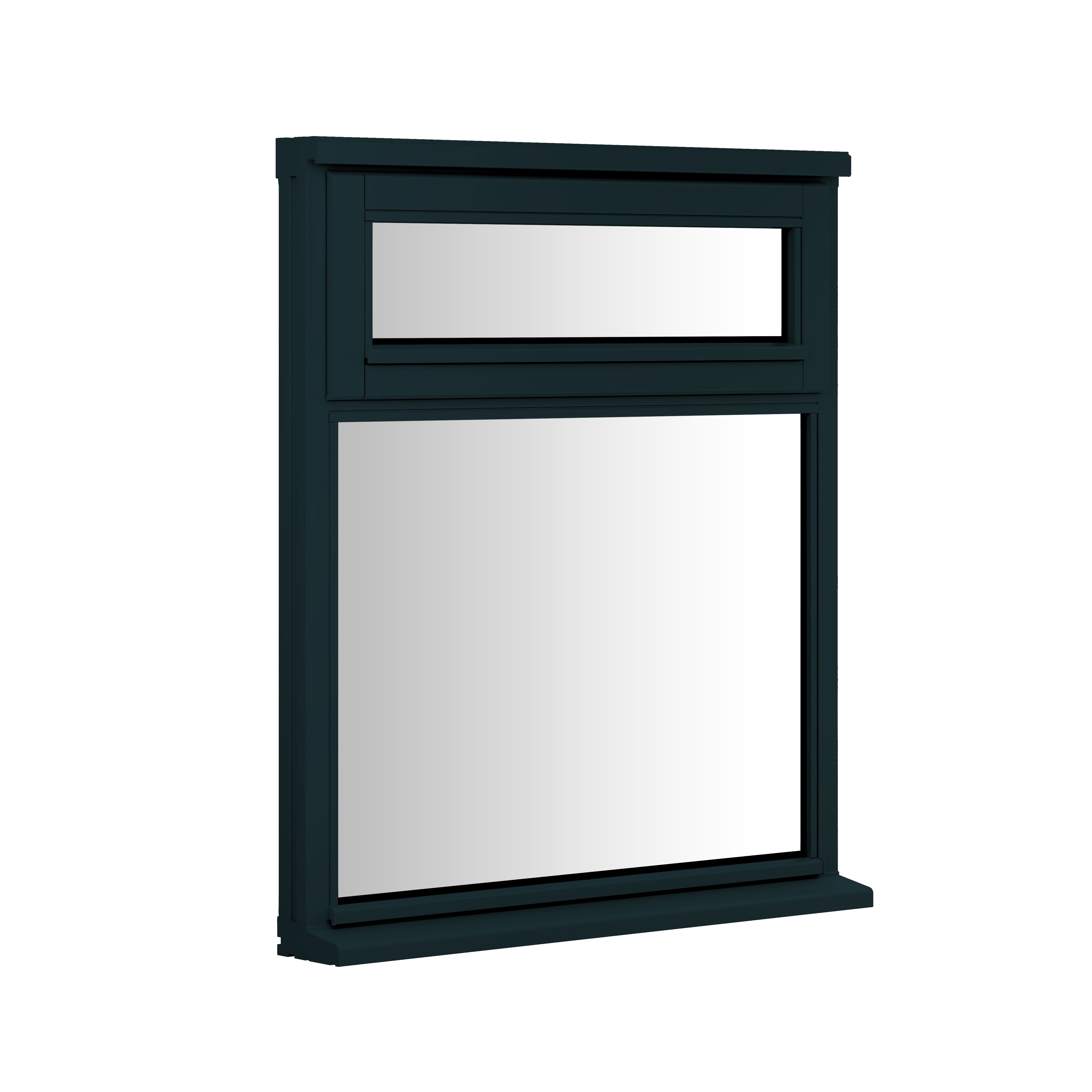 Clear Double Glazed Anthracite Grey Timber Right-Handed Window, (H)745mm (W)625mm Price Comparisons | Compare The Build