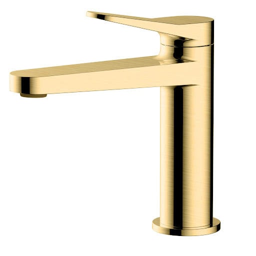 RAK Petit Round Basin Mixer Tap - Brushed Gold Price Comparisons | Compare The Build