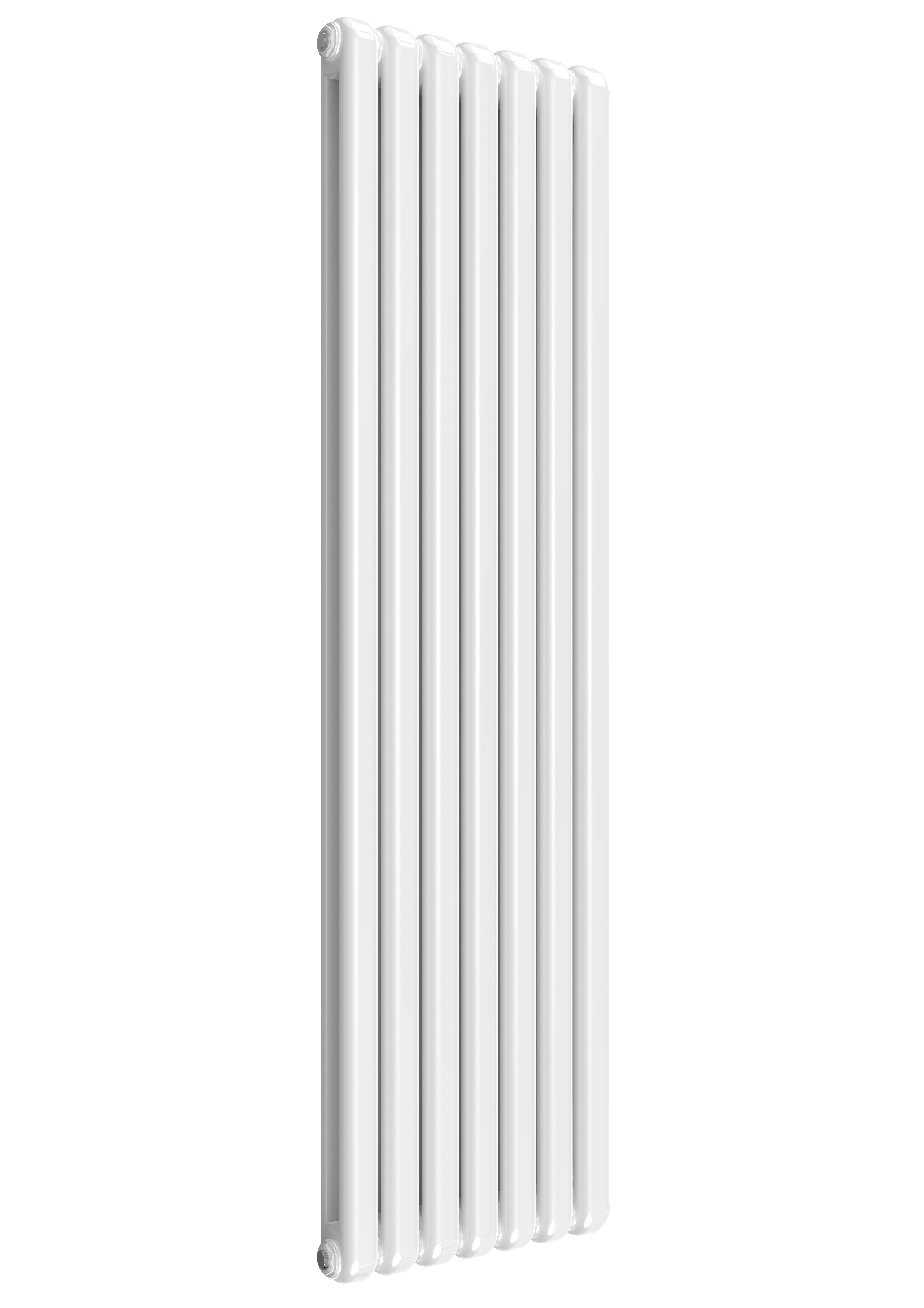 Reina Coneva Column Vertical Radiator, White, 1800mm x 510mm - Double Panel | Compare The Build