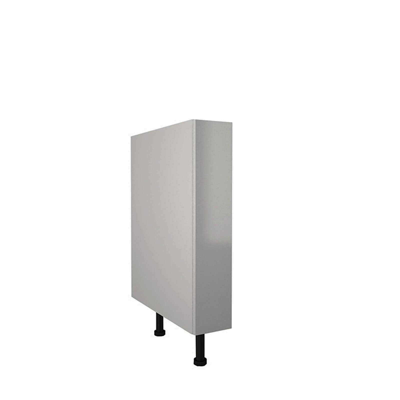 High Gloss Slab Grey 150mm Pull Out Unit Price Comparisons | Compare The Build