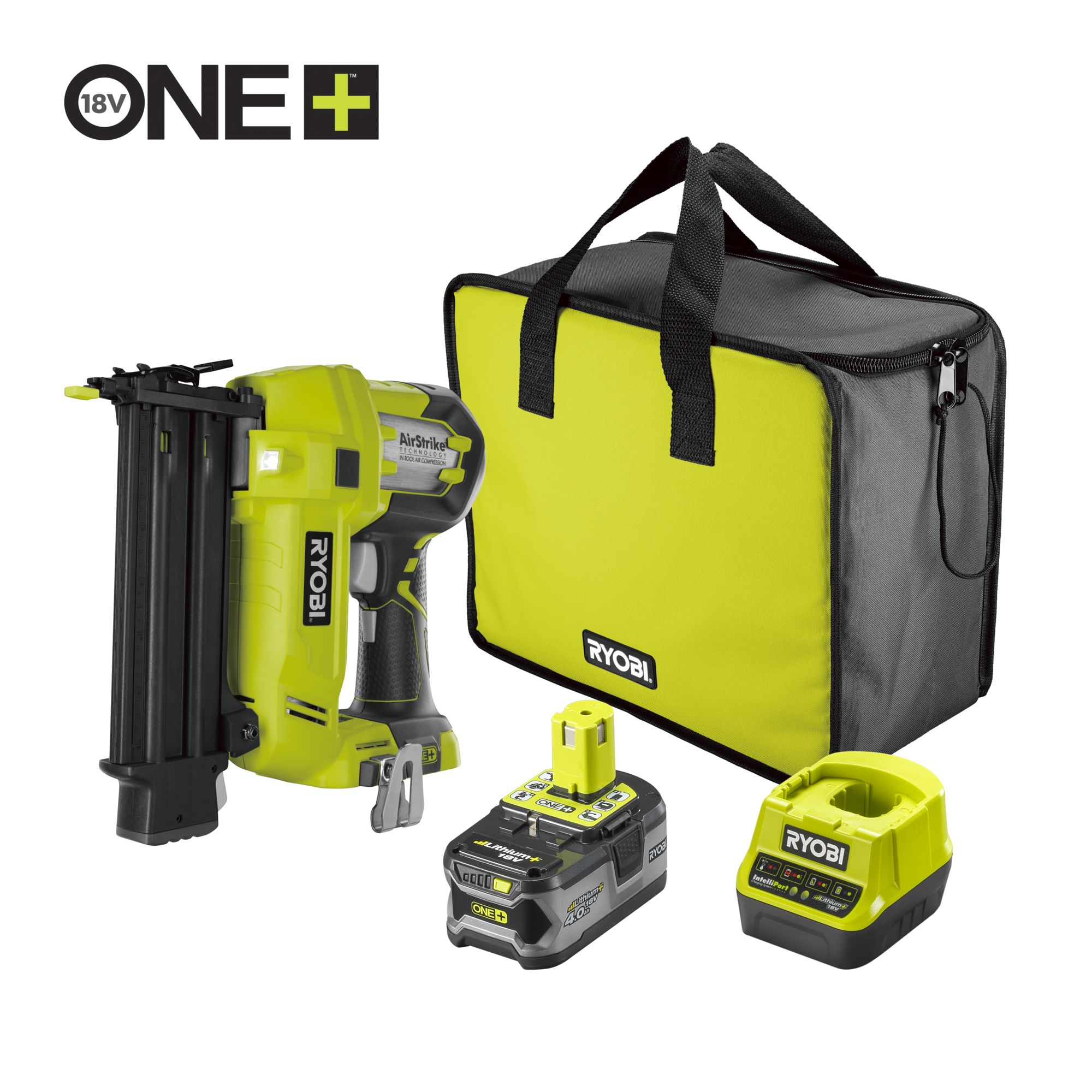 Ryobi One Plus 18V 4.0Ah 50mm Cordless Straight Nailer R18N18G-140Sk Price Comparisons | Compare The Build