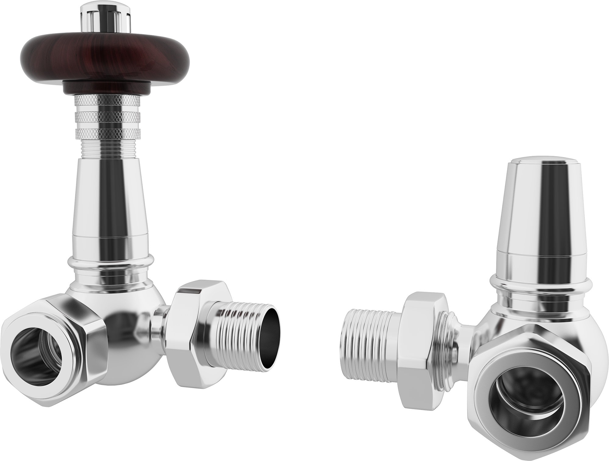 Trade Direct Thermostatic Valves, Heritage, Chrome Corner - 8mm Price Comparisons | Compare The Build