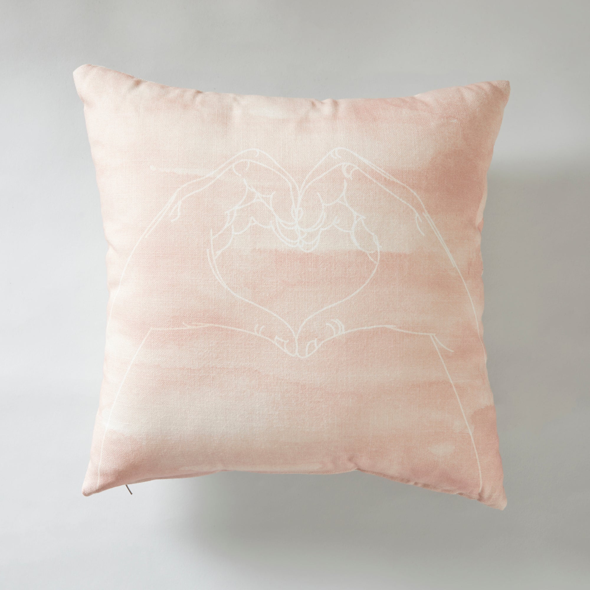 Love Heart Hands Cushion Pink Price Comparisons | Compare The Build
