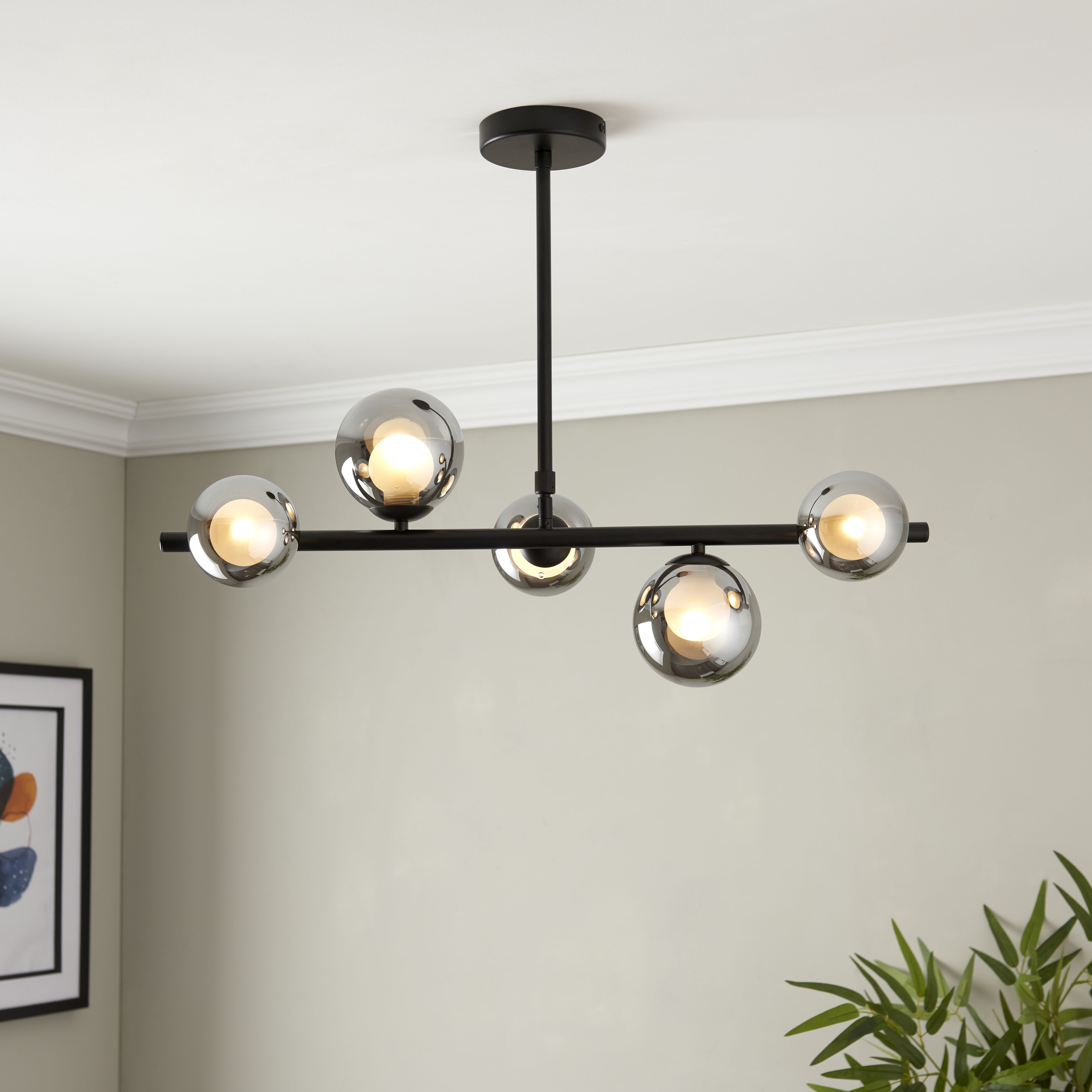 Cole 5 Lamp Pendant Ceiling Light Price Comparisons | Compare The Build