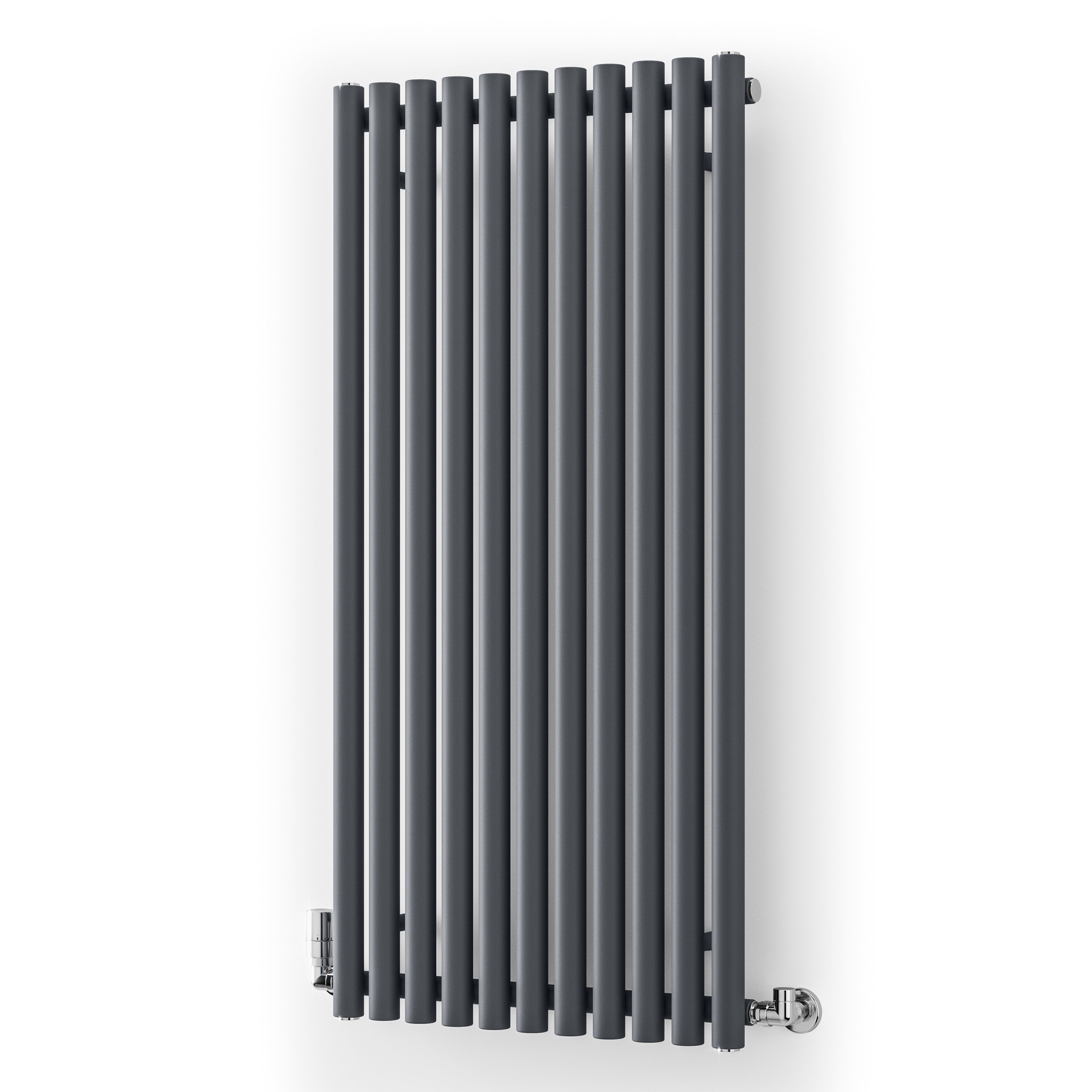 Terma Rolo Room Matt Dark Grey Horizontal Or Vertical Designer Radiator, (W)590mm X (H)1200mm Price Comparisons | Compare The Build