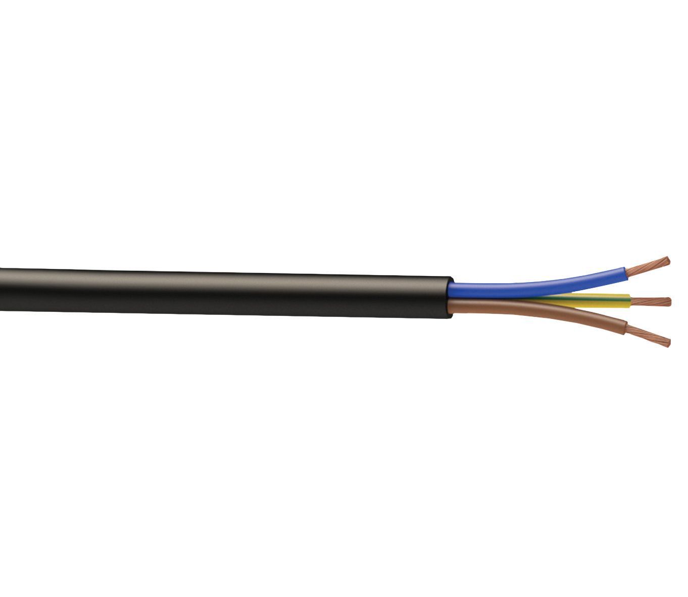 Time 3183P Black 3 Core Cable 2.5mm² X 10M Price Comparisons | Compare The Build