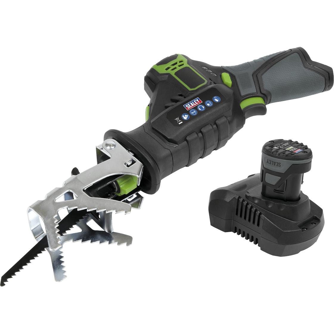 Sealey CP108VRS 10.8v Cordless Reciprocating Saw 1 x 2ah Li-ion Charger No Case Price Comparisons | Compare The Build