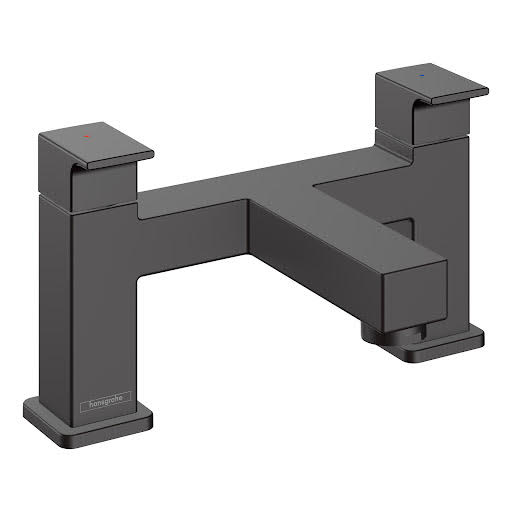 hansgrohe Vernis Shape Bath Mixer Tap Matt Black - 71452670 | Compare The Build