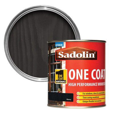 Sadolin Ebony Semi-Gloss Wood Stain, 500Ml | Compare The Build