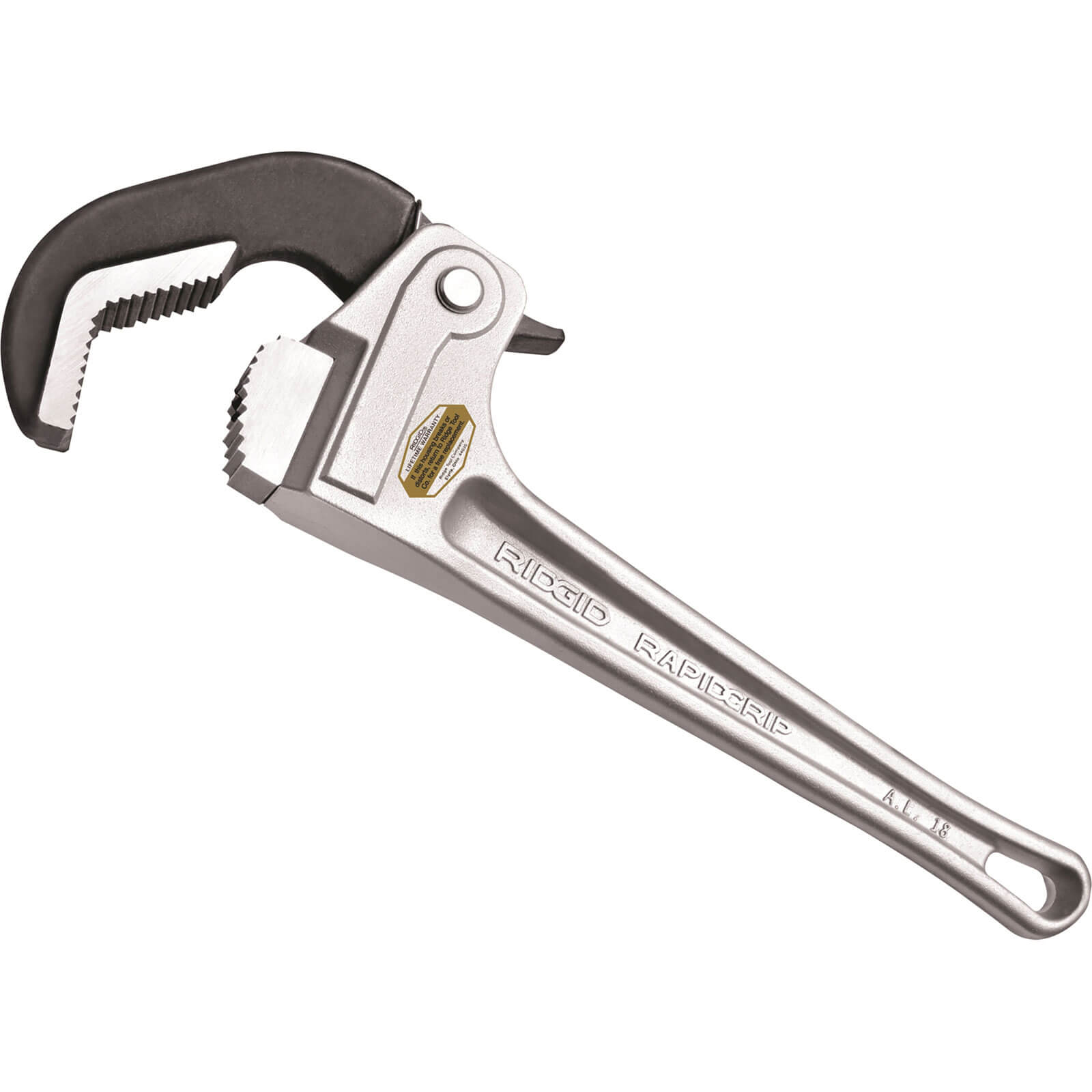 Ridgid Rapid Grip Aluminium Pipe Wrench 450mm | Compare The Build