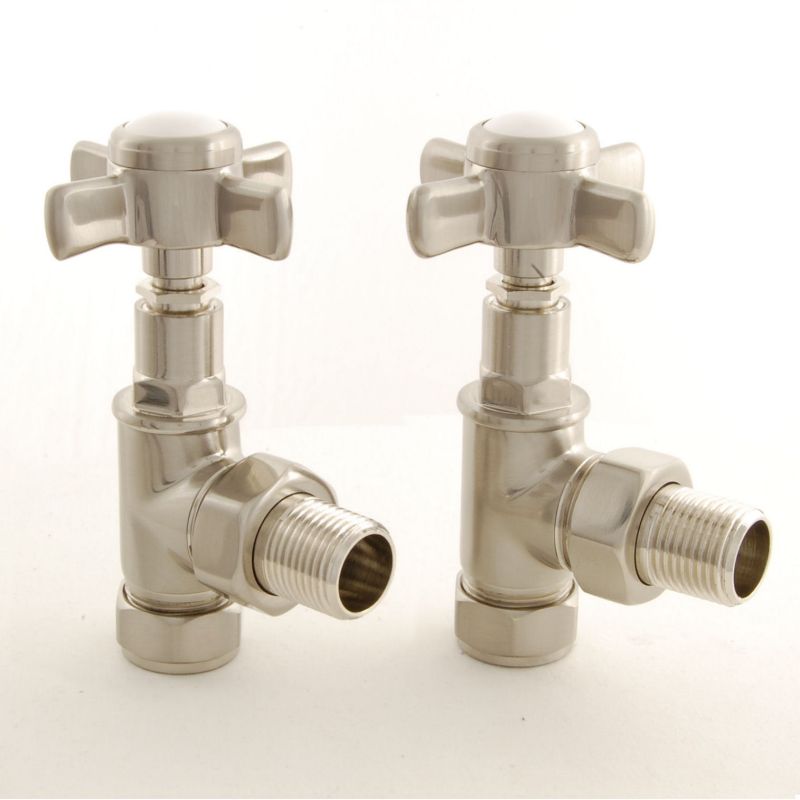 West Manual Valves, Westminster, Satin Nickel Angled  - 10mm Price Comparisons | Compare The Build