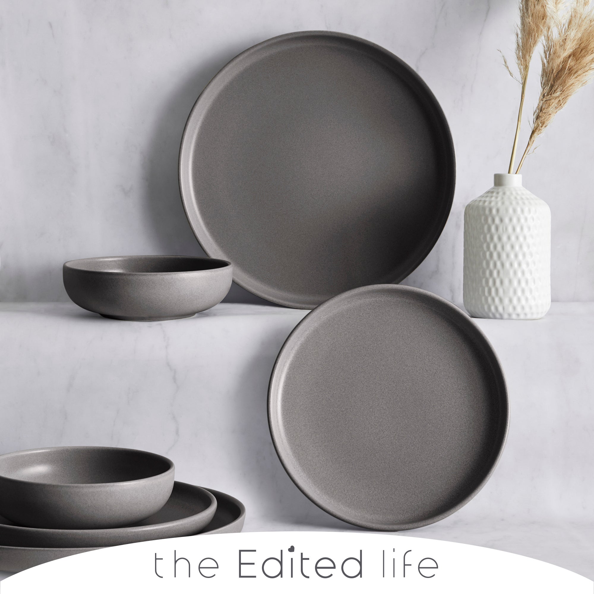 Urban Charcoal 12 Piece Dinner Set Charcoal Price Comparisons | Compare The Build
