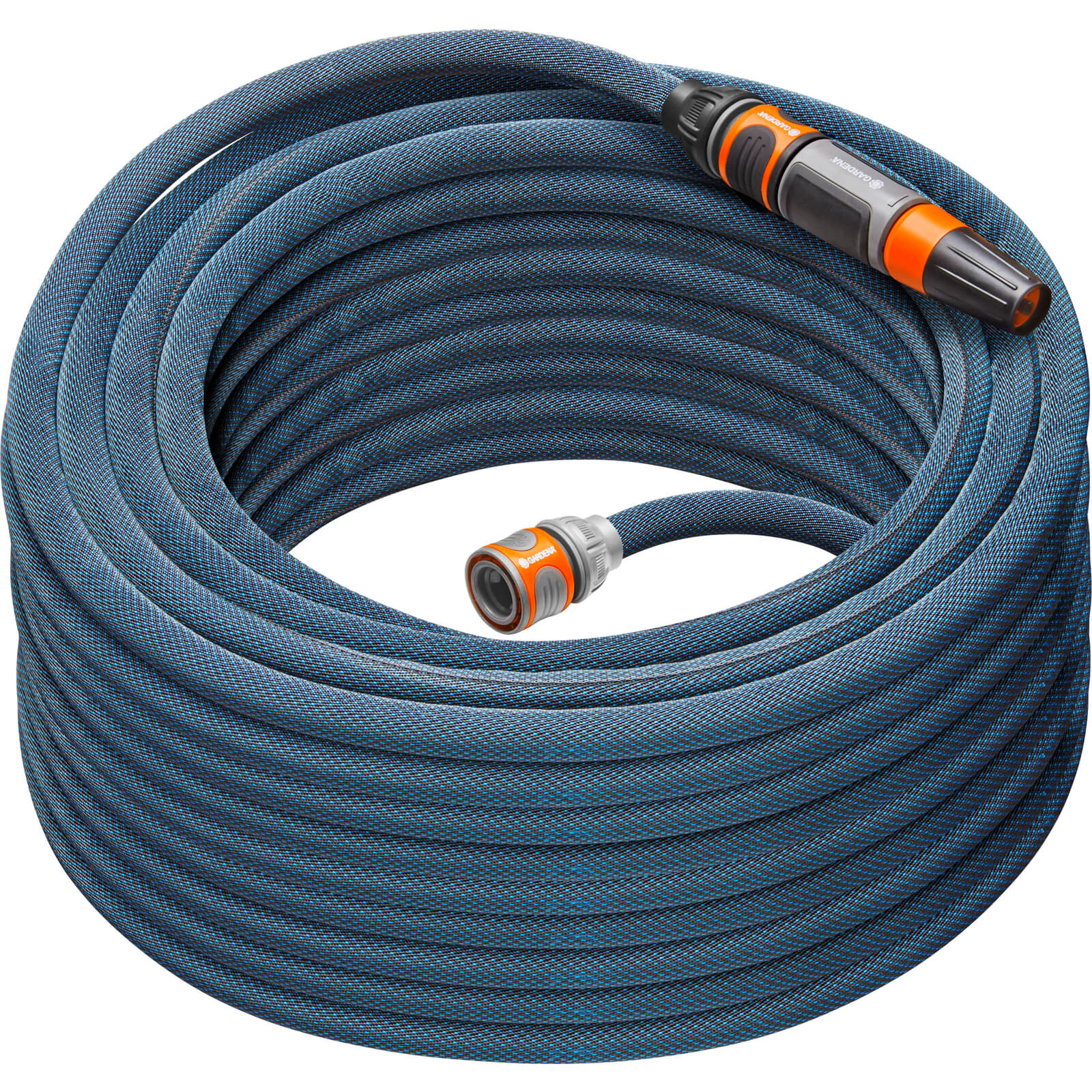 Gardena Liano XTREME Textile Hose Pipe Set 1/2" / 12.5mm 30m Blue | Compare The Build