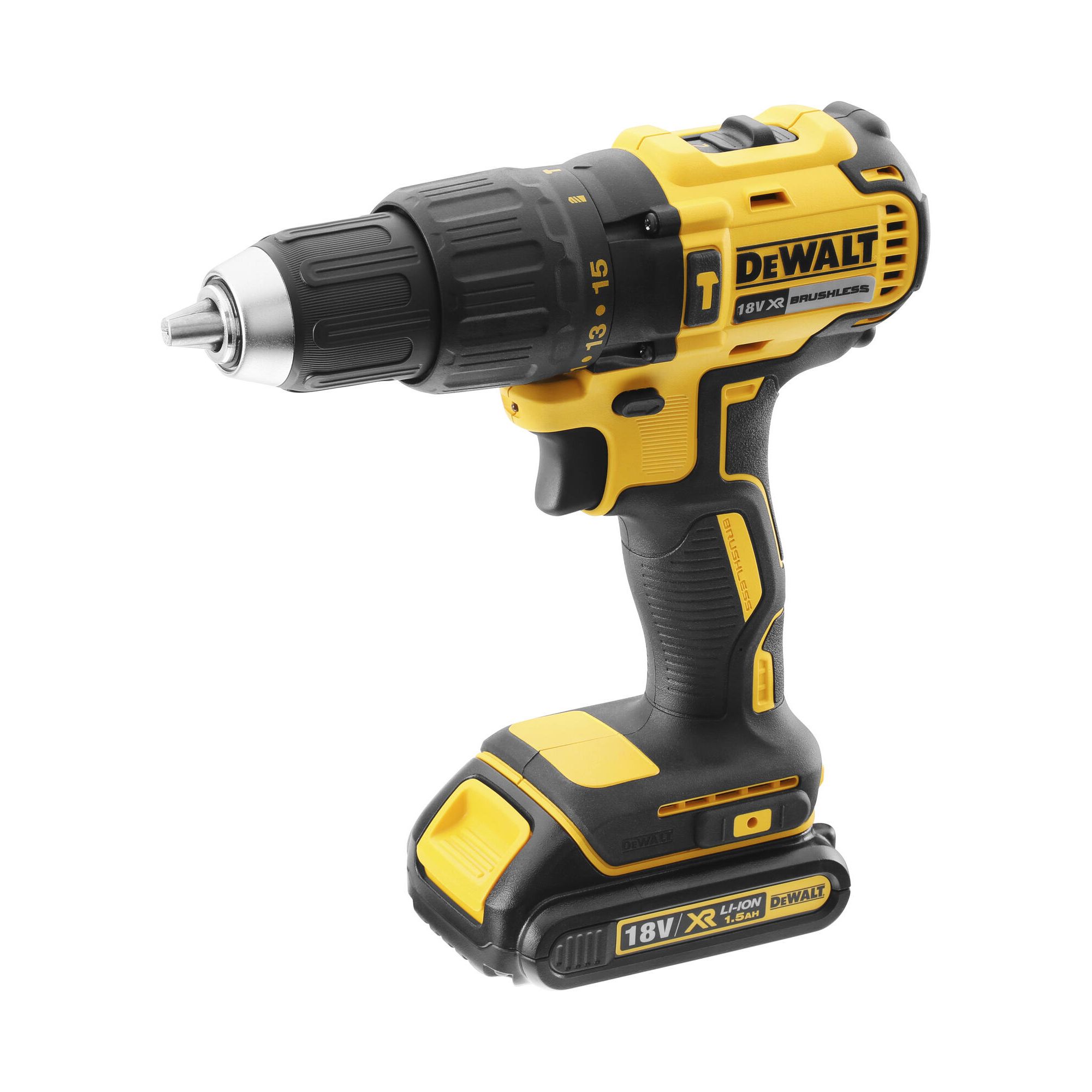 DeWalt XR 18V 1.5Ah Li-ion Cordless Combi drill DCD778S1T-BQGB - 1 batteries included Price Comparisons | Compare The Build