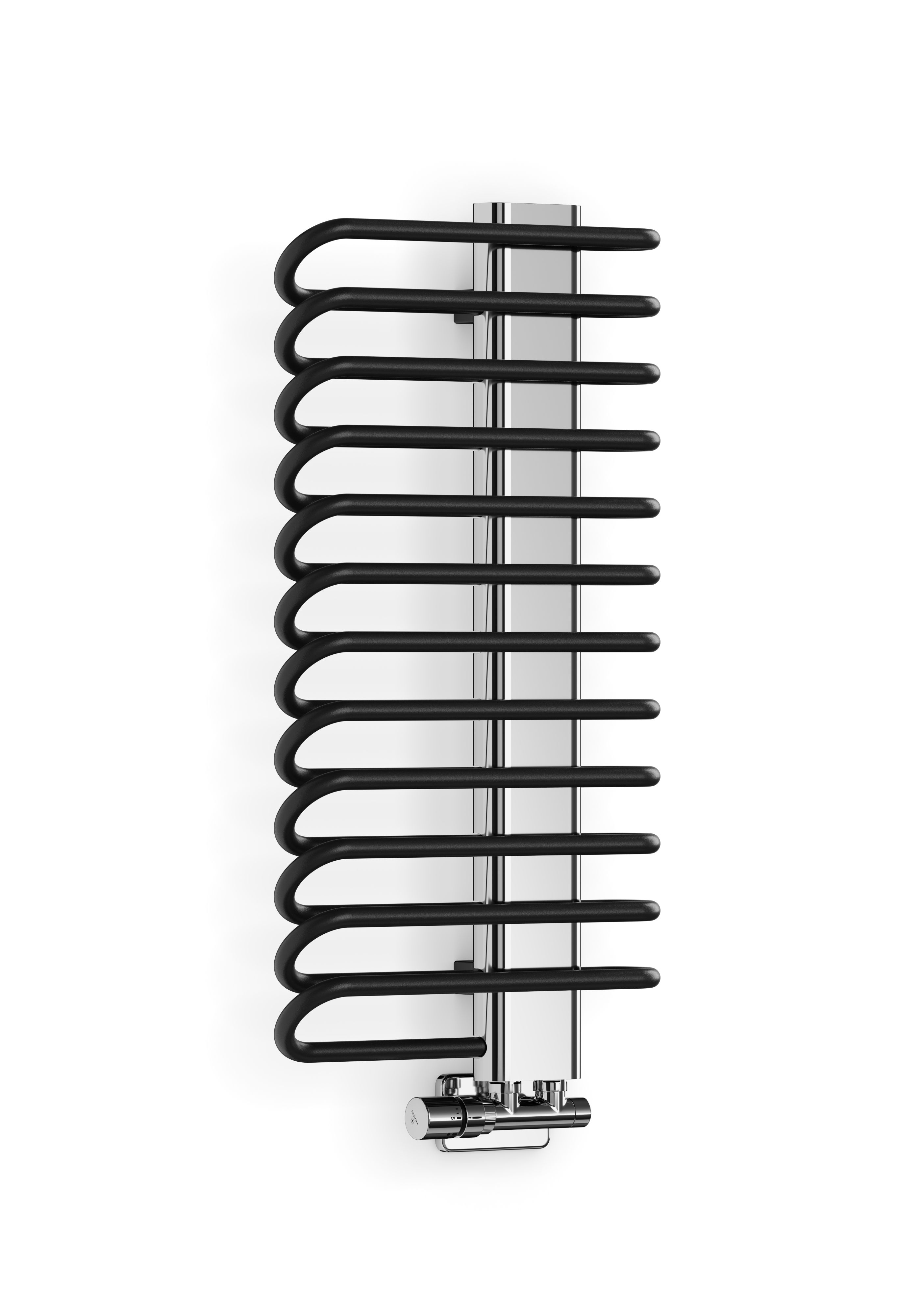 Terma Michelle Black Towel Warmer (W)400mm X (H)780mm Price Comparisons | Compare The Build