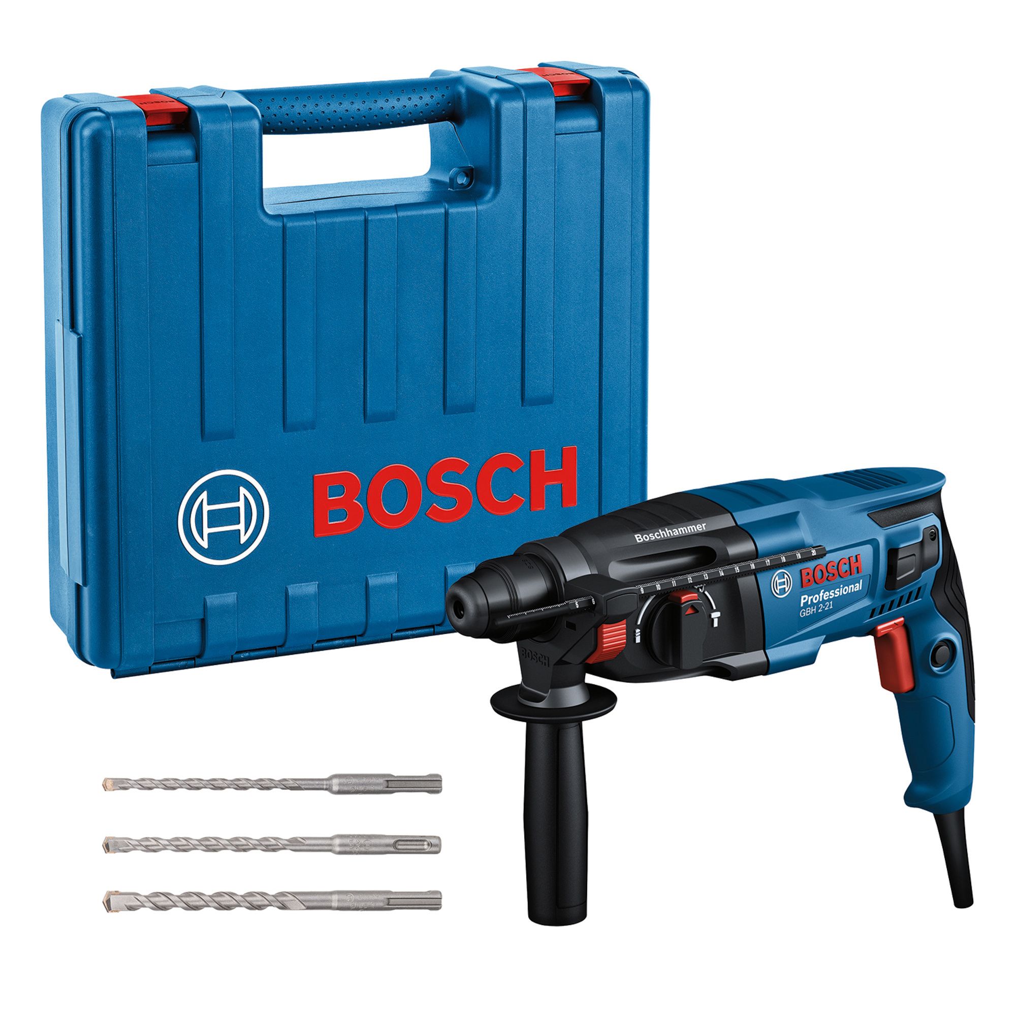 Bosch 230V 720W Corded Hammer Drill Gbh 2-21 | Compare The Build