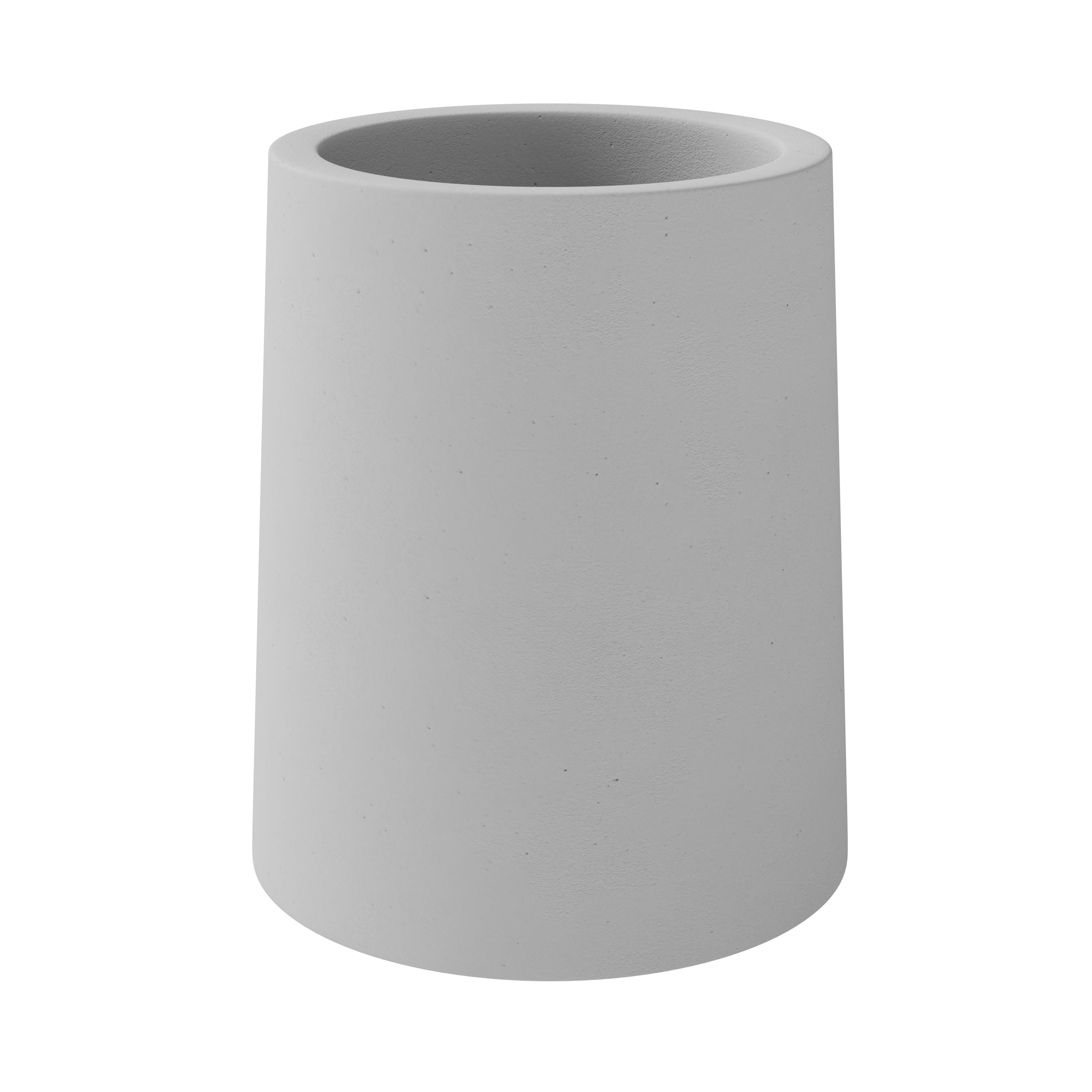 GoodHome Elland Vapor Grey Concrete Effect Concrete & Polyresin Tumbler Price Comparisons | Compare The Build