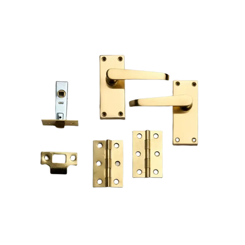 Victorian Short Straight Latch Pack Polished Brass Price Comparisons | Compare The Build