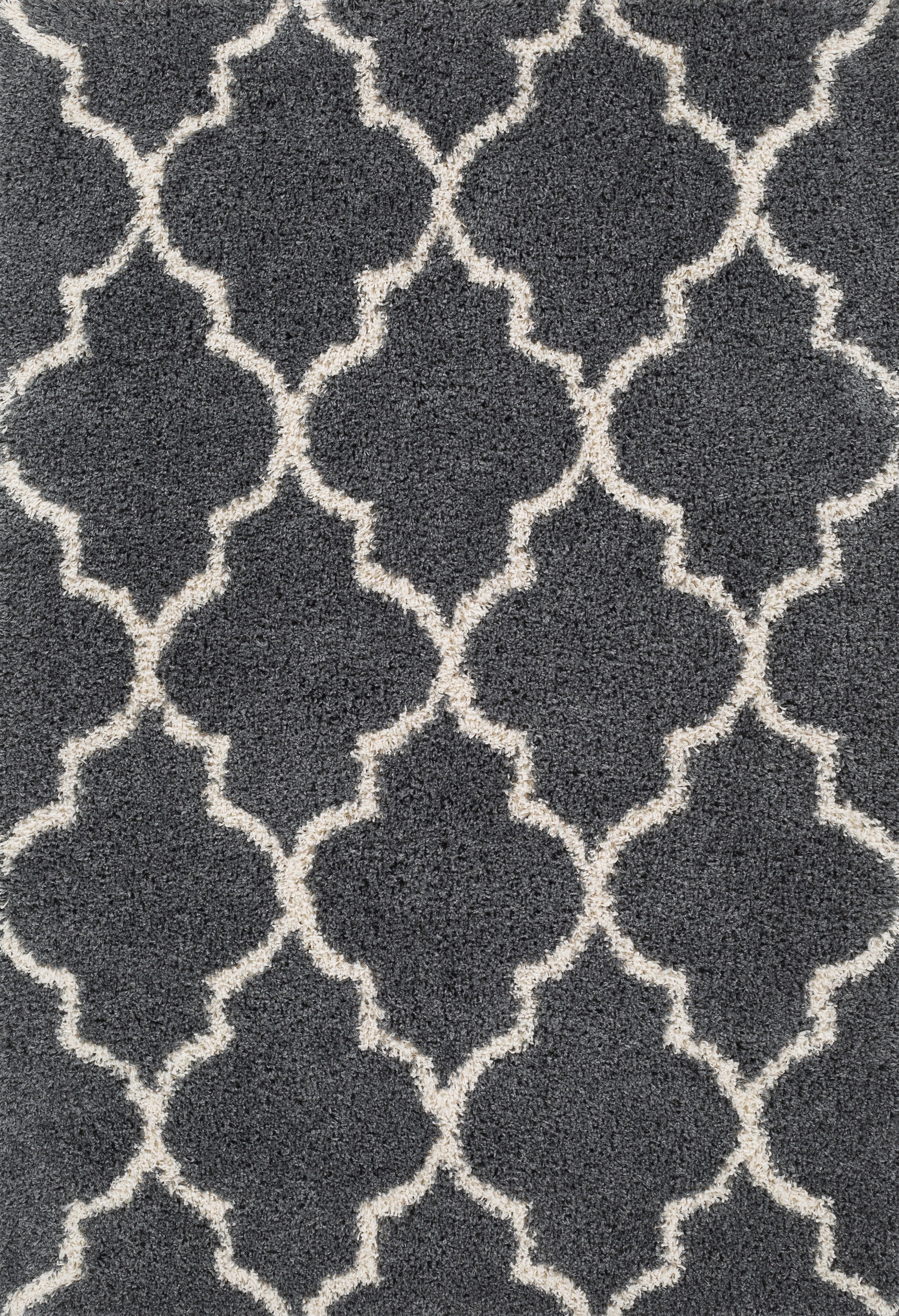 Lila Geometric Dark Grey & White Rug 170Cmx120Cm Price Comparisons | Compare The Build