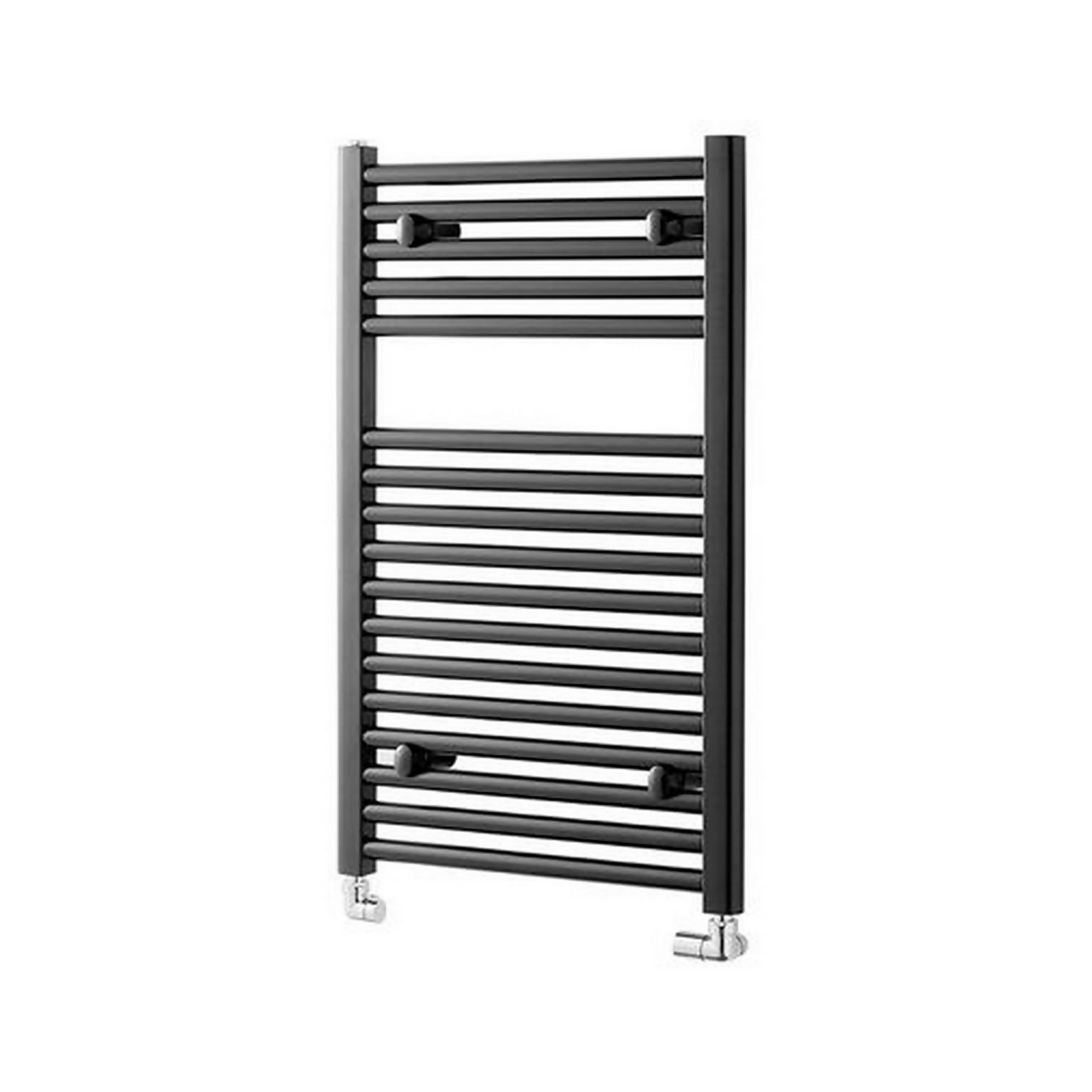 Bathstore Pisa Radiator Black Flat Radiator 800 x 400 Price Comparisons | Compare The Build