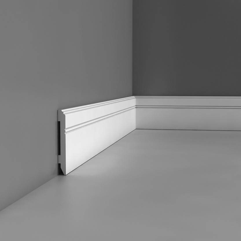 Flexible Skirting Luxxus Collection - 2000mm x 110mm x 13mm White Price Comparisons | Compare The Build