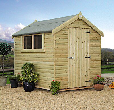 Barrel Board Shed Pt 10X6Ft& Assembley Price Comparisons | Compare The Build