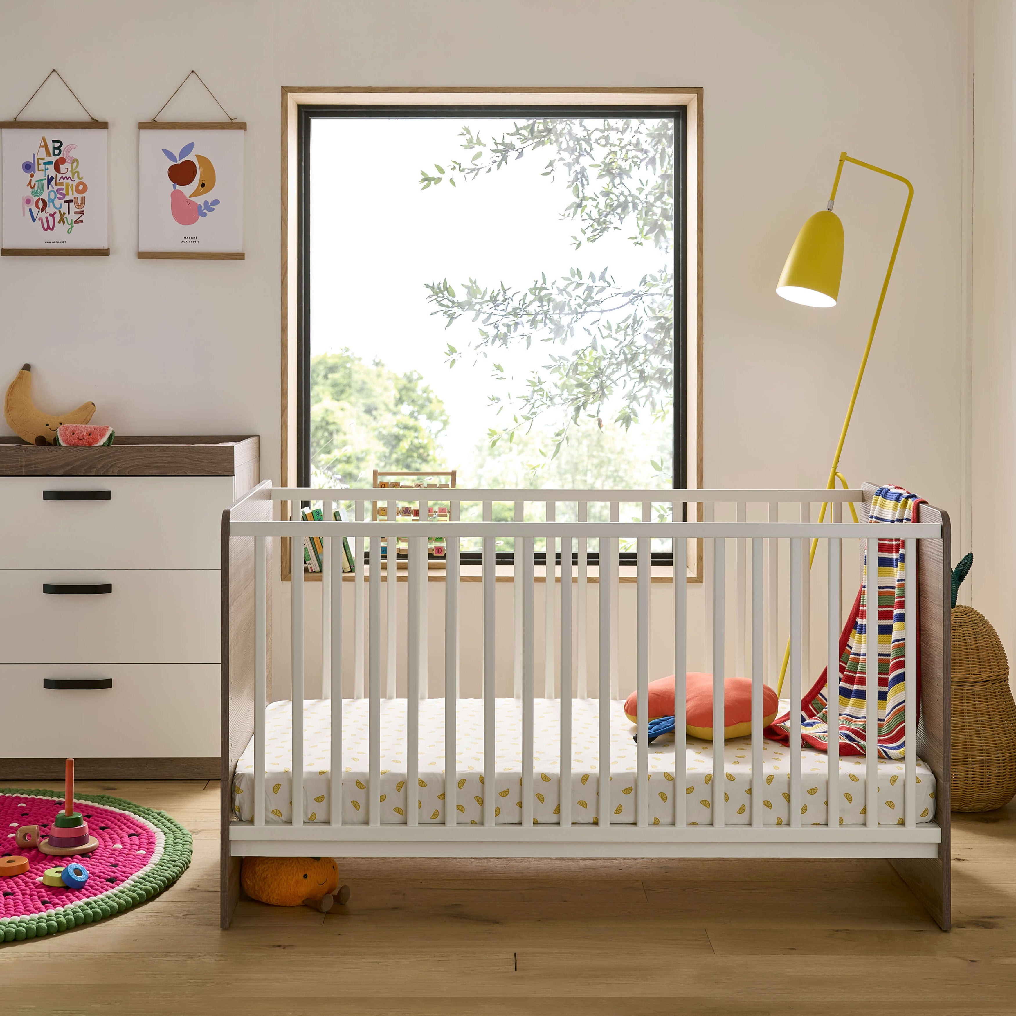 CuddleCo Enzo 2 Piece Nursery Furniture Set White Price Comparisons | Compare The Build
