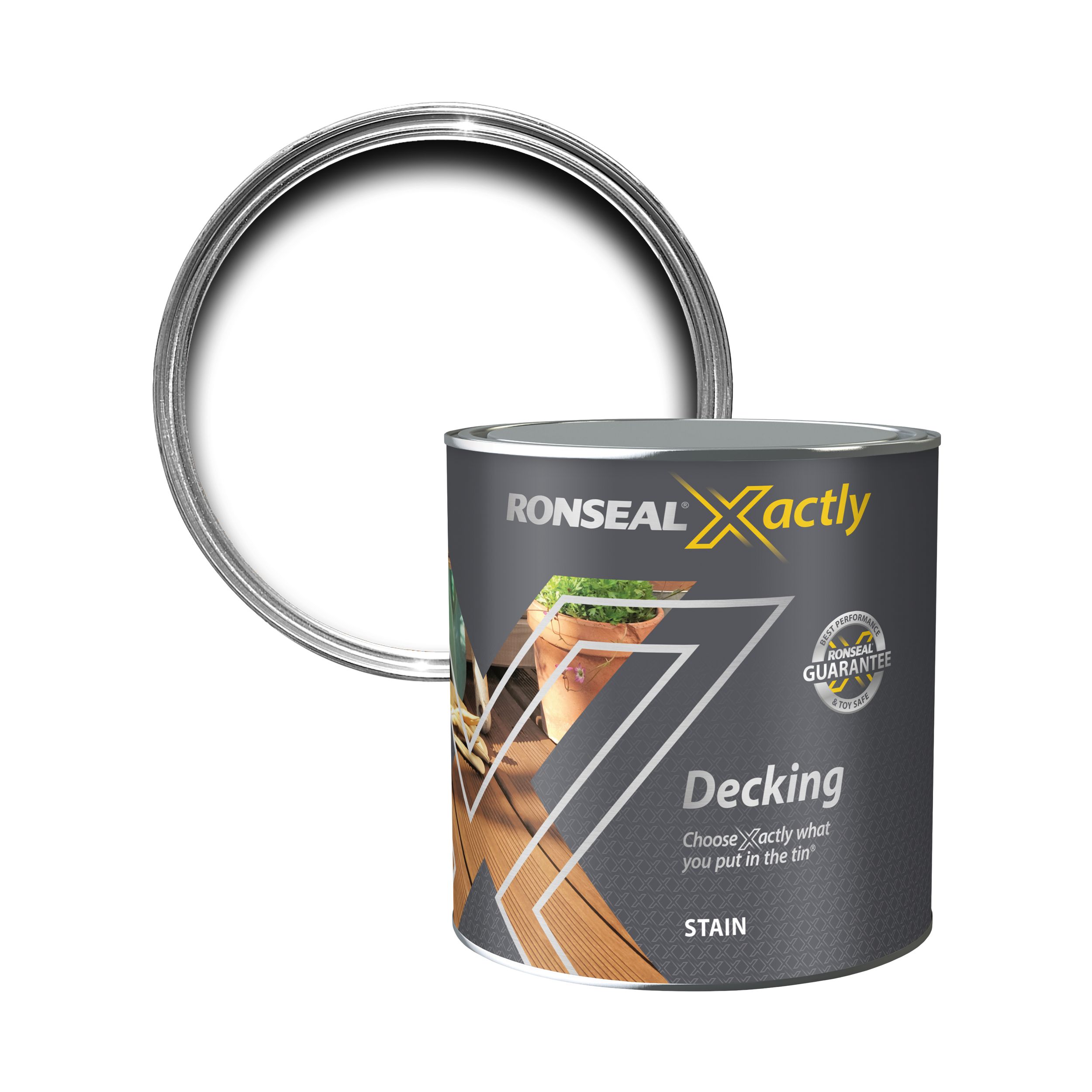 Ronseal Xactly Exterior Matt Decking Stain, Base 4, 2.5L | Compare The Build