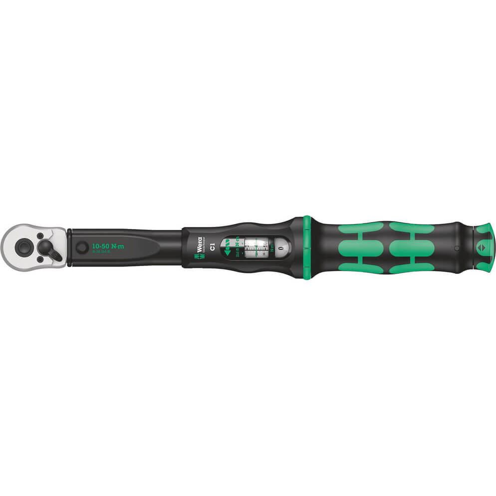 Wera 1/2" Drive Click Torque C1 Torque Wrench 1/2" 10Nm - 50Nm Price Comparisons | Compare The Build