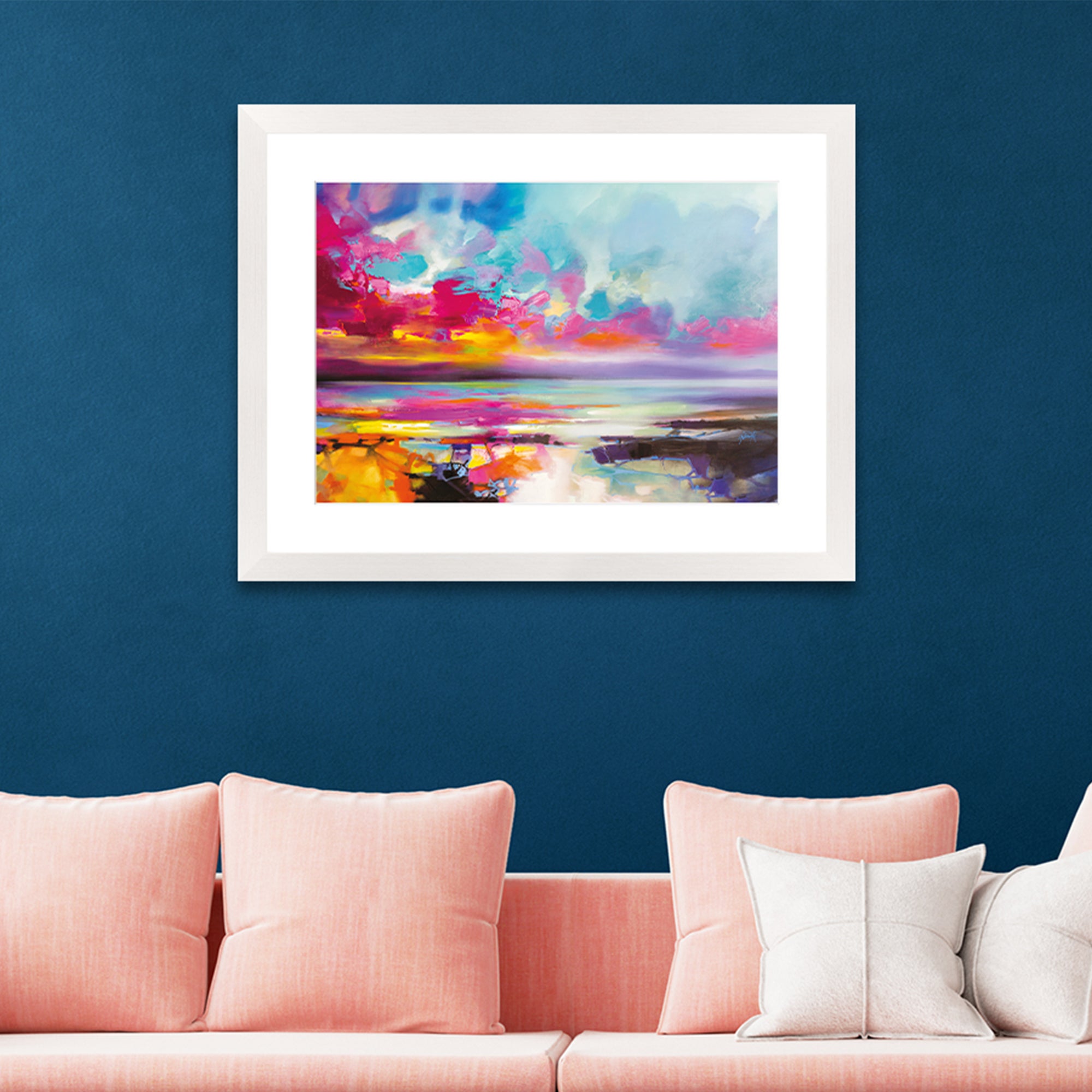 The Art Group Da Capo Magenta Framed Print MultiColoured Price Comparisons | Compare The Build