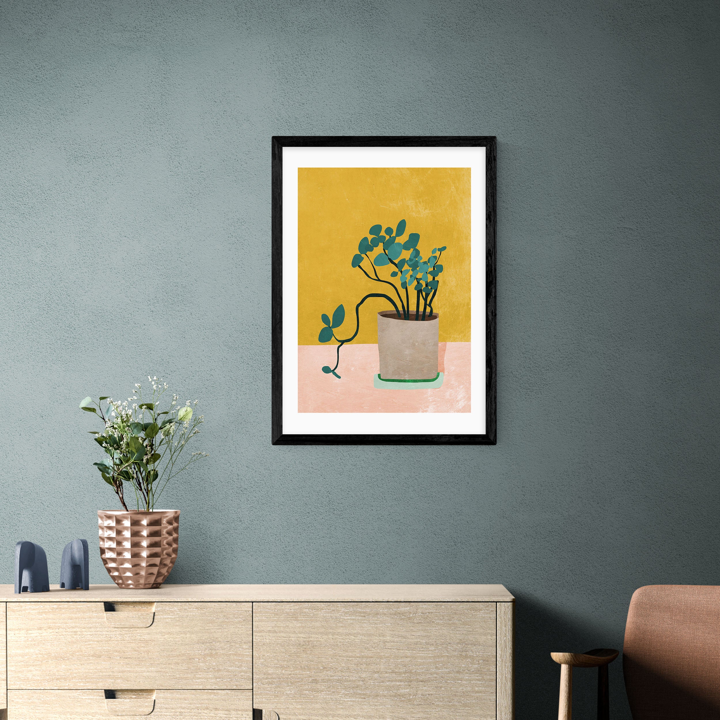 East End Prints Plant Print Yellow Price Comparisons | Compare The Build