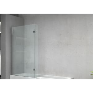 Wickes 6mm L-Shaped Shower Bath Screen - 1500 x 950mm Price Comparisons | Compare The Build