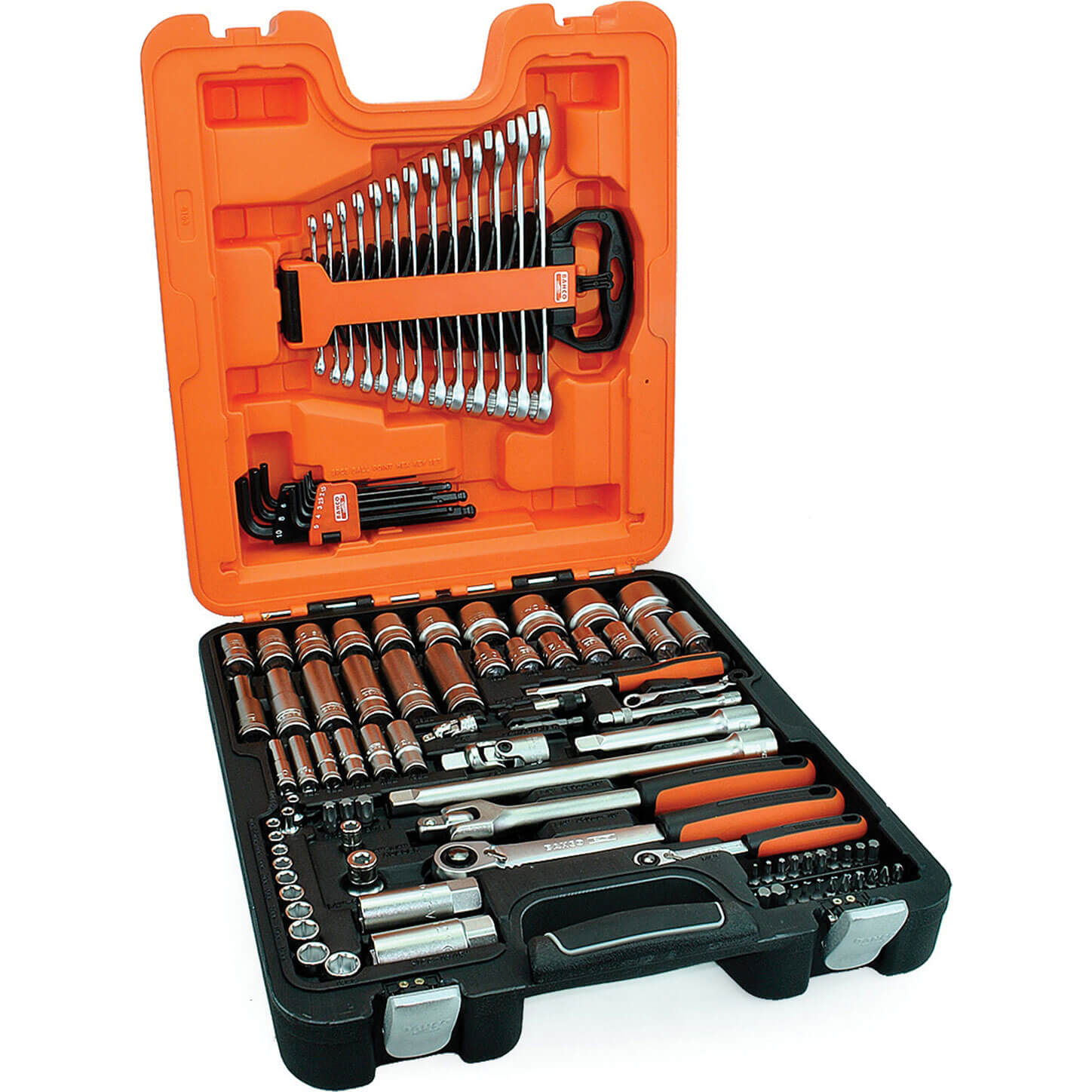 Bahco 103 Piece Combination Drive Hex Socket, Bit, Key and Spanner Set Metric Combination Price Comparisons | Compare The Build