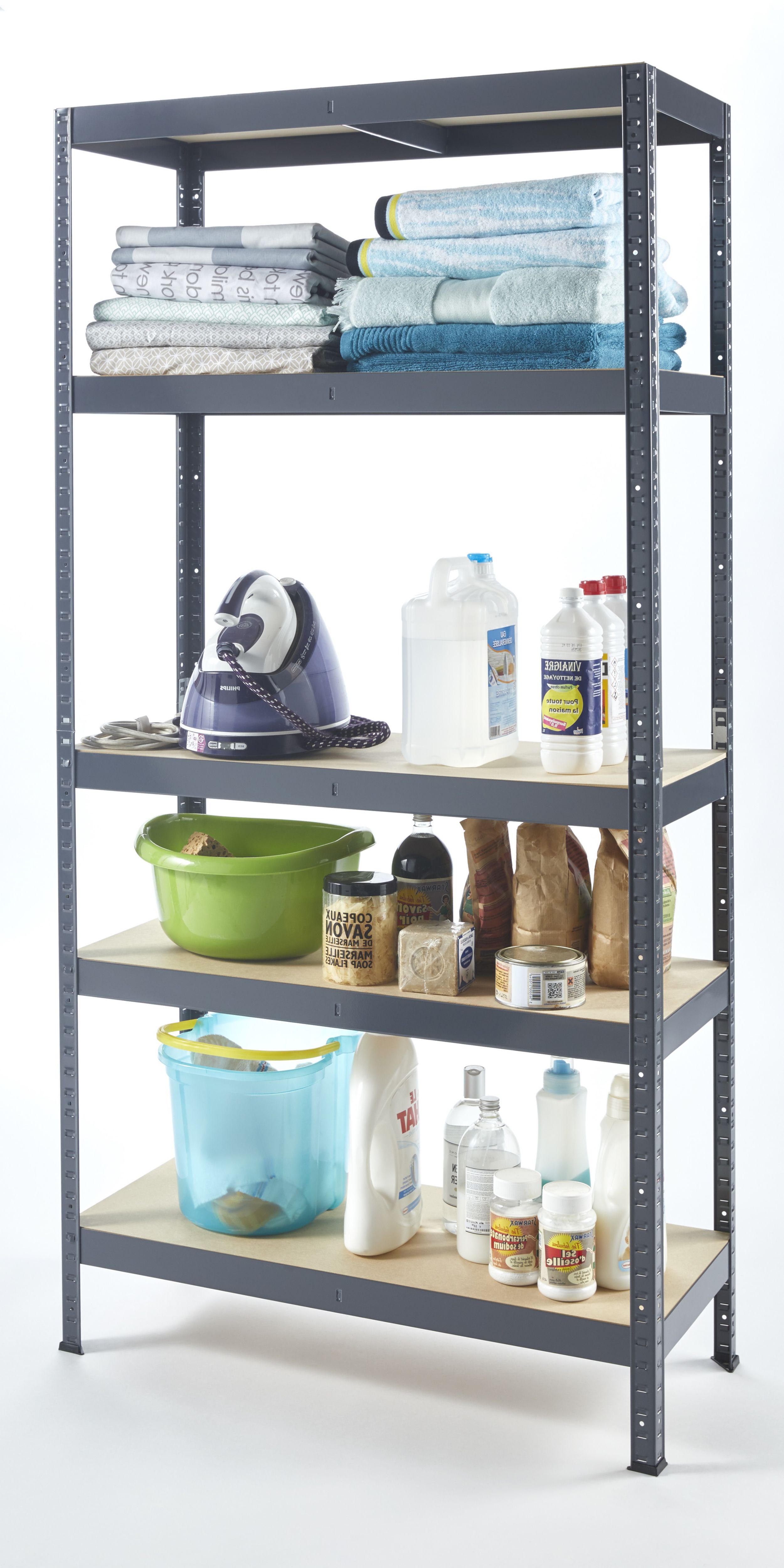 5 Shelf Metal Shelving Unit (H)1800mm (W)900mm Price Comparisons | Compare The Build