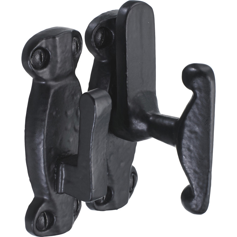 Old Hill Ironworks T-Handle Cupboard Latch 75mm in Black Cast Iron Price Comparisons | Compare The Build